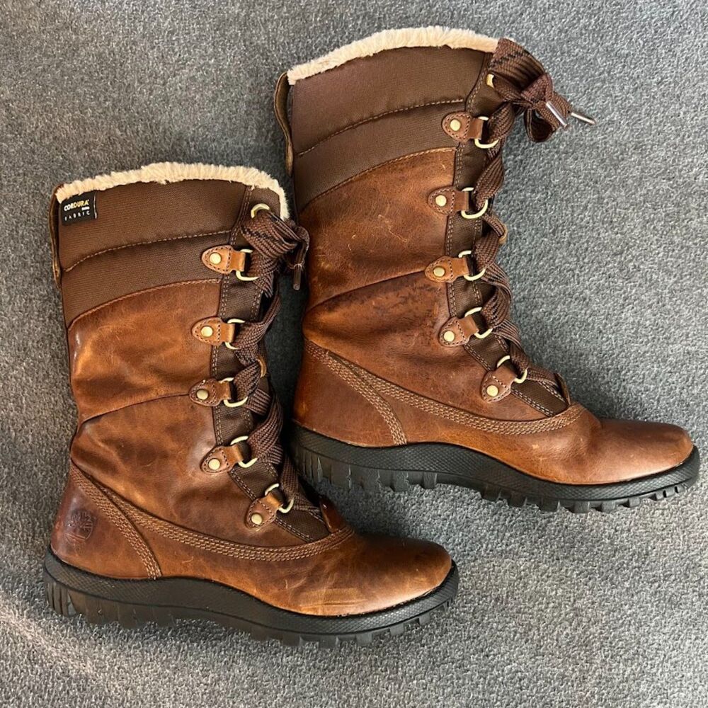 Timberland Women's Cordura Mount Hope Boots Size 7 Primaloft Gorpcore Winter